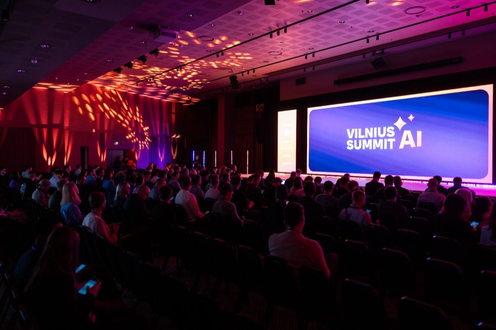 Main hall at Vilnius AI Summit 2026